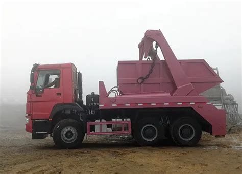 ISO9000 Approved Dump Manten Roro Or Bulk Hook Lift HOWO Garbage Truck