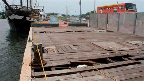 Colombia Inician trabajos de recuperación del Muelle de La Bodeguita