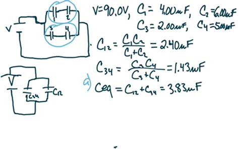 Solved For The System Of Capacitors Shown In The Figure Below Find