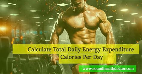 Calculate Total Daily Energy Expenditure Calories Per Day Sound