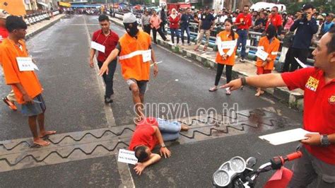 Rekonstruksi Pembunuhan Di Jembatan Gadang Kota Malang Ada Fakta Baru