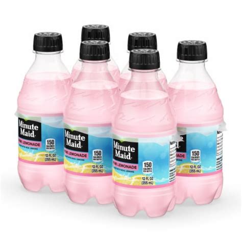 Minute Maid® Pink Lemonade Fruit Drink Bottles, 6 pk / 12 fl oz - Smith ...