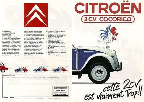 French Cv Cocorico Leaflet