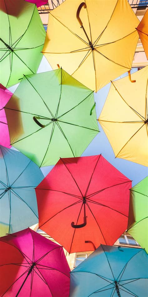 Decorative Colorful Umbrella Wallpaper Aesthetic Iphone Wallpaper