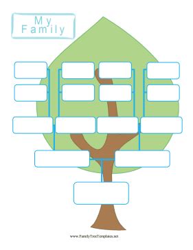 Cute Family Tree Template