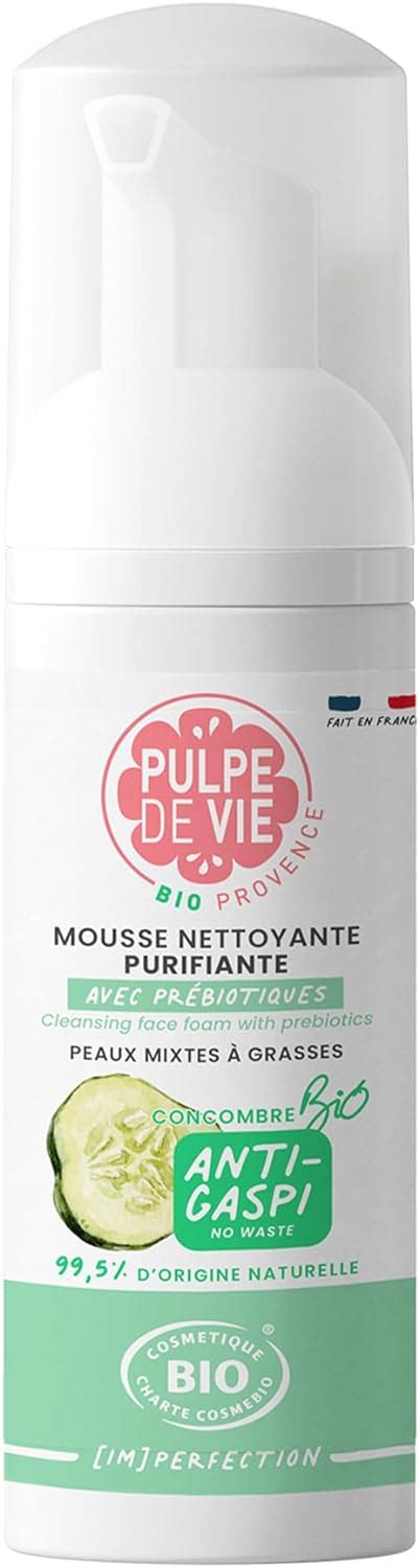 Pulpe De Vie Mousse Nettoyante Certifi E Bio Ml Anti Gaspi