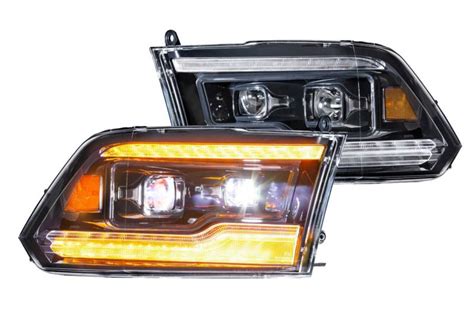 Ram Hd Morimoto Xb Led Headlights Pair Amber Drl