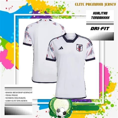 Jual JERSEY SEPAK BOLA JEPANG AWAY WORLD CUP 2022 2023 GRADE ORI