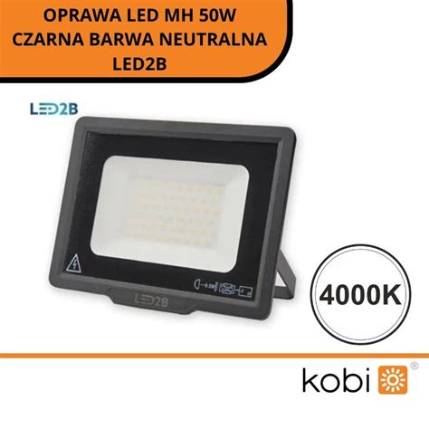 Oprawa Led Mh W Czarna Barwa Neutralna Led B