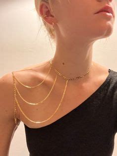 Schulter Kette Choker Etsy De Shoulder Jewelry Wire Jewelry