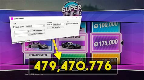 🎰 Insane Mod Menu For Forza Horizon 5 Unlimited Super Wheelspins