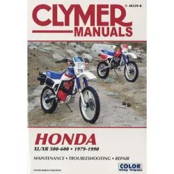 Honda Xl Xr Werkstatthandbuch Clymer