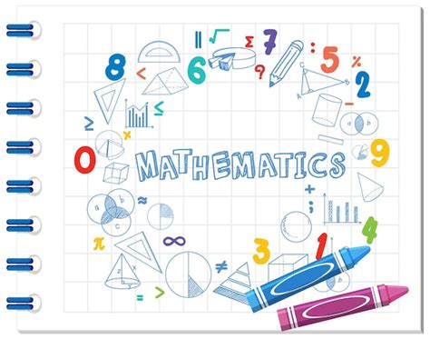 Doodle F Rmula Matem Tica Con Fuente De Matem Ticas En El Cuaderno