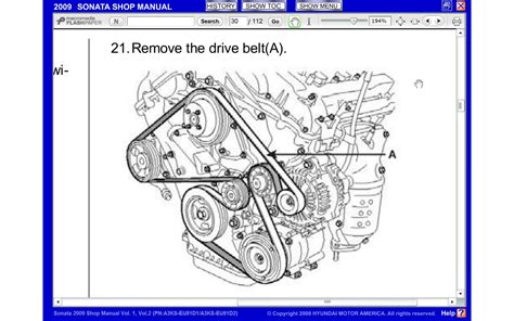 Hyundai Sonata Serpentine Belt Diagram Diagram For You