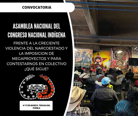 Convocatoria Asamblea Nacional Del Congreso Nacional Ind Gena Frente A