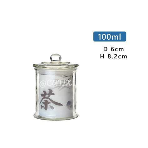 Ramadan Set Pcs Ml Airtight Glass Cookies Jar Clear Container