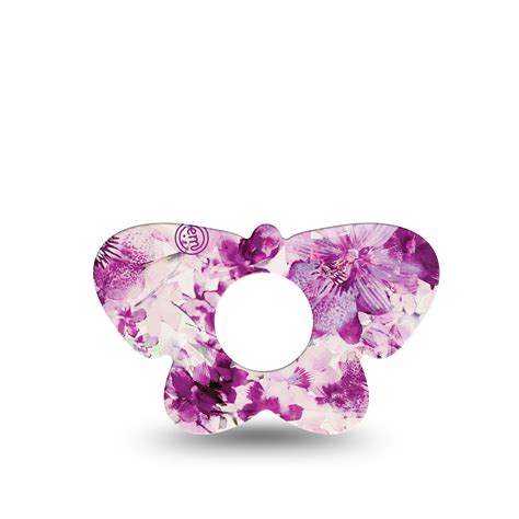 Violet Orchids Infusion Set Butterfly Tape - ExpressionMed