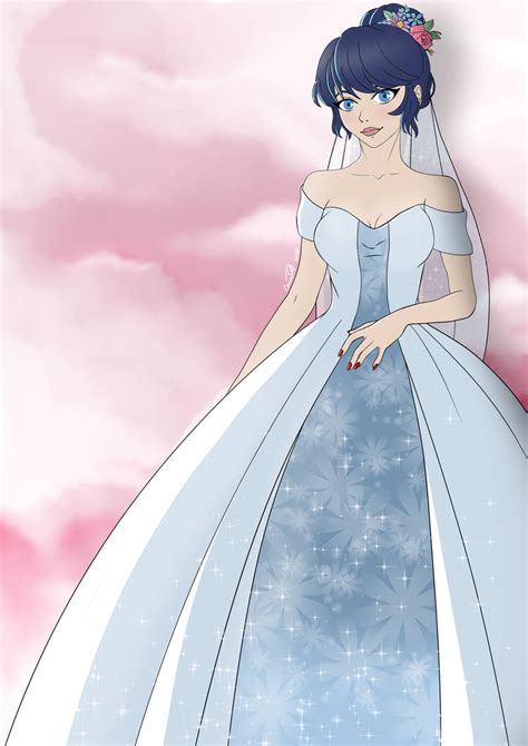 Marinette in next wedding dress by Cain88 on DeviantArt