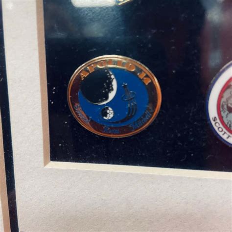 Reduced 50 Apollo Program Mission Insignias Pin Set Including 13 Pinss