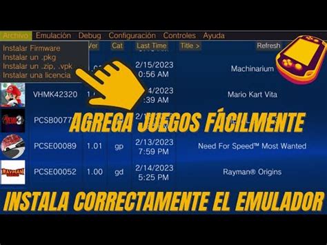 Vita3k Android Instalación del emulador y Juegos Fácilmente Play