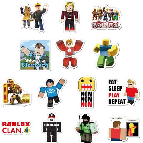 Buy Pcs Roblox Game Stickers For Vinyl Waterproof Stickers For Laptop