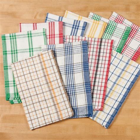 Plaid Kitchen Towels Set Of Kitchen Towels Miles Kimball