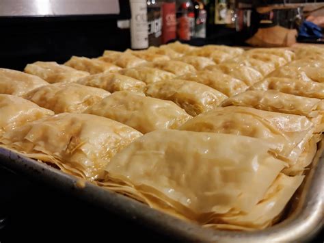 Homemade Baklava (Yes it's frozen fillo dough). : Baking