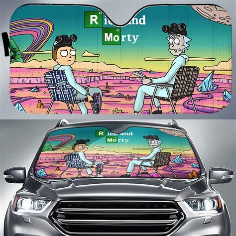 Rick And Morty X Breaking Bad Car Sun Shades Custom Car Windshield Accessories CSSRM003 | Fandom ...