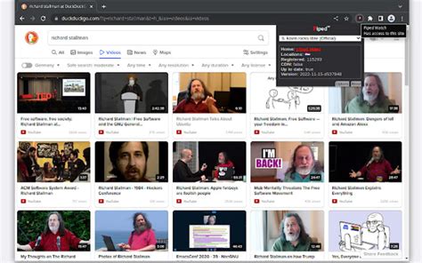 piped  google chrome