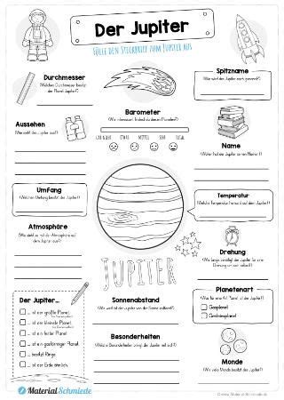Weltall Planeten Kostenlose Arbeitsblätter Primary teachers Kids
