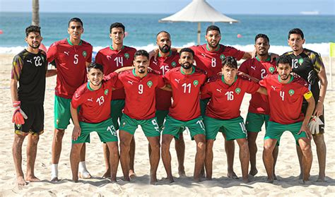 Beach Soccer Amical La S Lection Marocaine Simpose Face L