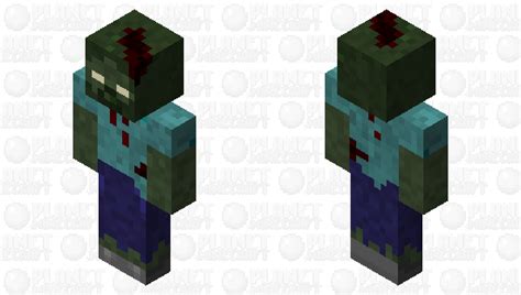 Zombie Minecraft Skin Layout