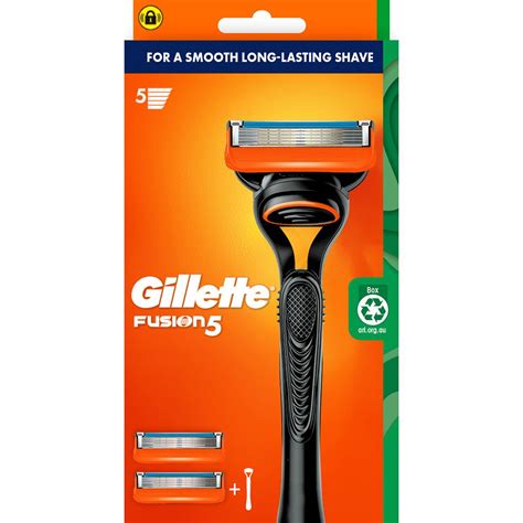 Gillette Fusion 5 Manual Mens Shaving Razor Each Woolworths