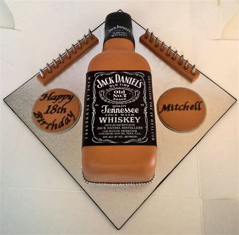 Jack Daniels Bottle Cake