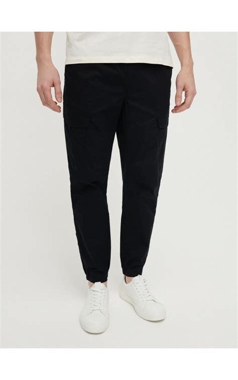 Jogger pantalone sa džepovima cargo boja crno HOUSE 3189U 99X