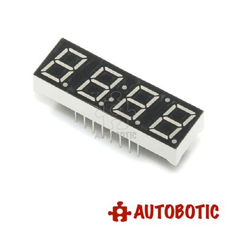 4 Digit 7 Segment 056 Inch Red Display Common Cathode