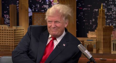 Jimmy Fallon Messes Up Donald Trumps Hair In Bizarre Interview Daily