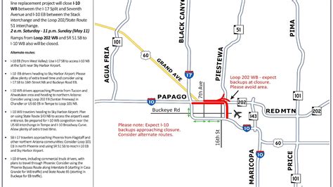 Interstate 10 In Arizona Traffic Traffic Choices