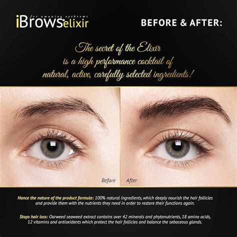 IBrows Elixir Suero Para El Crecimiento De Las Cejas Tratamiento