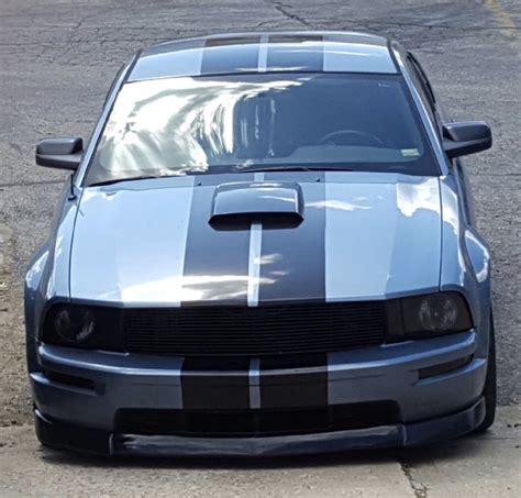 Windveil Blue 2005 Ford Mustang Gt Custom Coupe