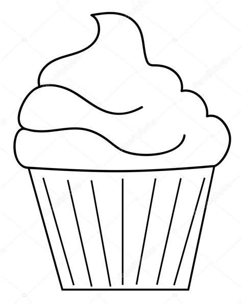 Dibujos De Cupcakes Para Colorear