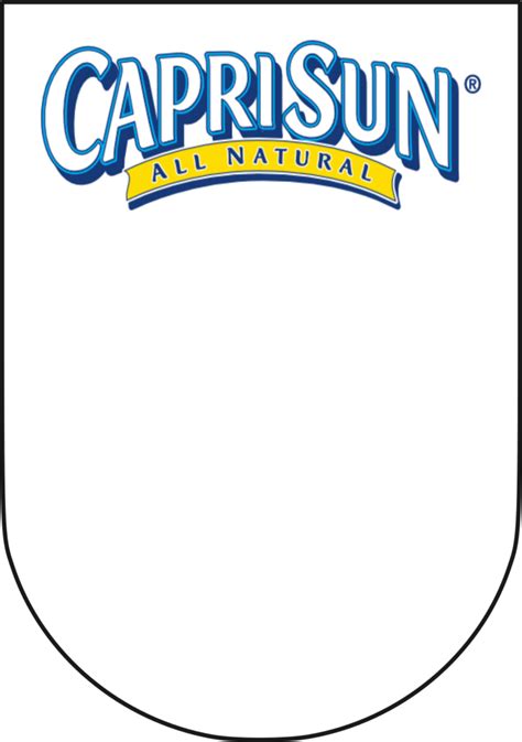 Printable Capri Sun Template Free Fillable Form