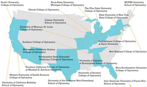 List of ACOE Accredited Optometry Programs - FORAC - FAROC