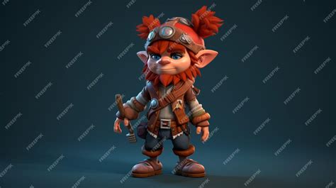 Premium AI Image | Stylized game character designGenerative AI