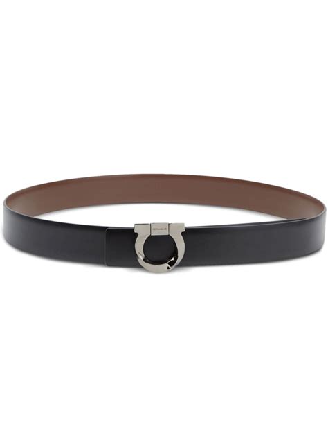 Ferragamo Gancini Reversible Leather Belt Farfetch