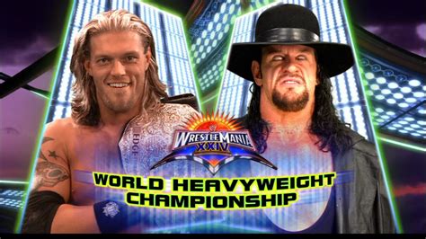 Edge vs. Undertaker Wrestlemania 24 : r/WWEMatchGraphics