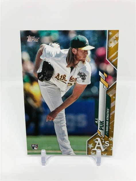 Topps Factory Set Gold Star A J Puk Oakland Athletics Rookie