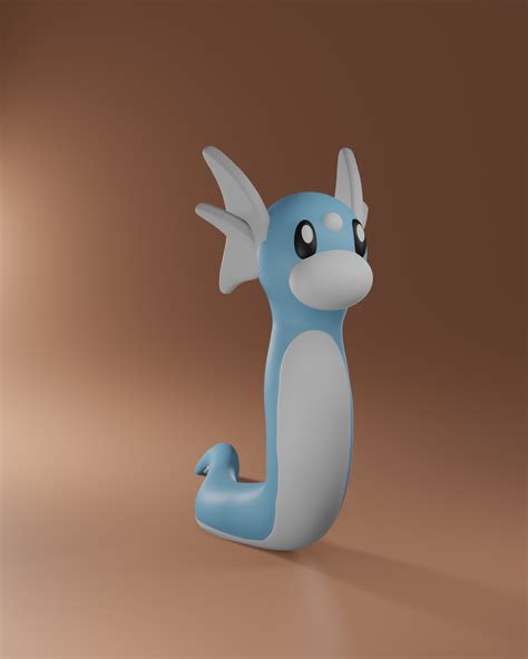 Stl File Dratini Pokemon・3d Printing Idea To Download・cults