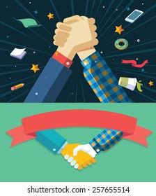 Join Hands Stock Vector (Royalty Free) 257655514 | Shutterstock