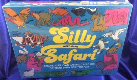 Vintage 1985 Silly Safari Board Game Published By Boutique Etsy